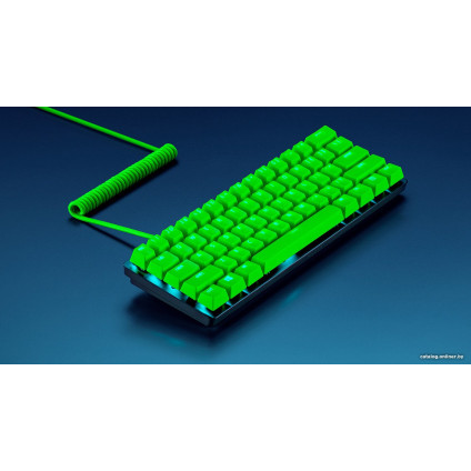 Набор аксессуаров Razer PBT Keycap + Coiled Cable Upgrade Set Green