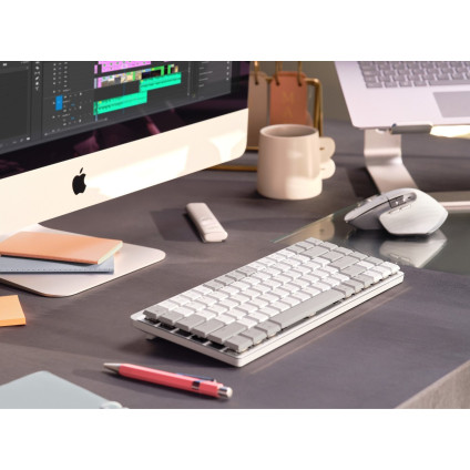 Клавиатура Logitech MX Mechanical Mini Tactile for Mac 920-010799 (белый/светло-серый, нет кириллицы)
