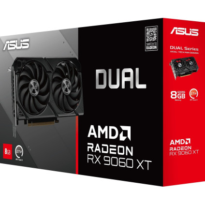 Видеокарта ASUS Dual Radeon RX 9060 XT 8GB GDDR6 DUAL-RX9060XT-8G