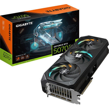 Видеокарта Gigabyte GeForce RTX 5070 Ti Gaming OC 16G GV-N507TGAMING OC-16GD