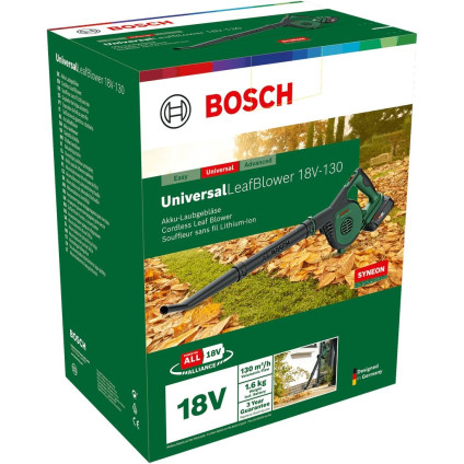 Ручная воздуходувка Bosch UniversalLeafBlower 18V-130 06008A0600 (с 1-им АКБ)