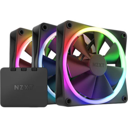 Комплект вентиляторов для корпуса NZXT F120 RGB Triple Pack RF-R12TF-B1