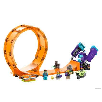 Конструктор LEGO City 60338 Трюковая петля Сокрушительный шимпанзе