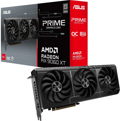 Видеокарта ASUS Prime Radeon RX 9060 XT OC Edition 8GB GDDR6 PRIME-RX9060XT-O8G
