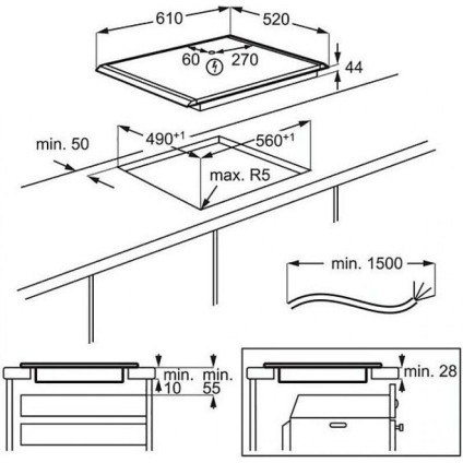 Варочная панель AEG NIG64B30AB