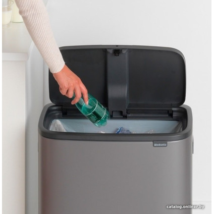 Мусорное ведро Brabantia Bo Touch Bin 60 л (платиновый)
