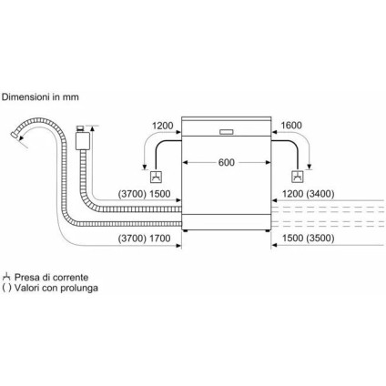 Встраиваемая посудомоечная машина Bosch Serie 4 SMI4ECS28E
