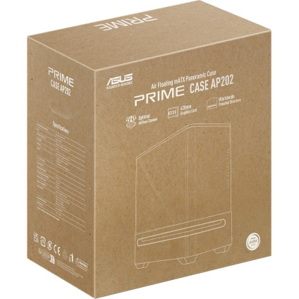 Корпус ASUS Prime AP202 TG ARGB (белый)