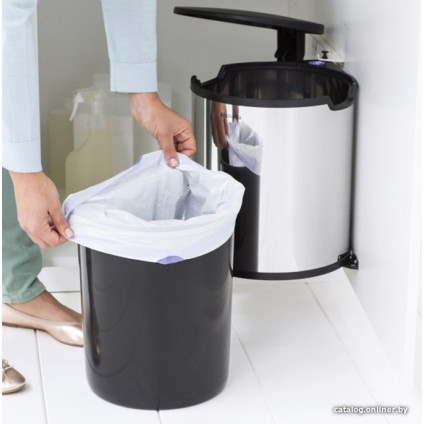 Мусорное ведро Brabantia Built in Bin 15 л (белый)