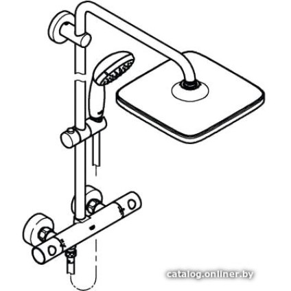 Душевая система  Grohe QuickFix Vitalio Start 250 CUBE 26697000