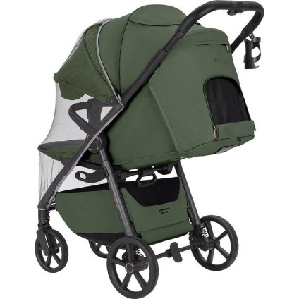 Коляска прогулочная «книга» Carrello Bravo Carbon CRL-5530 (Tropic Green)