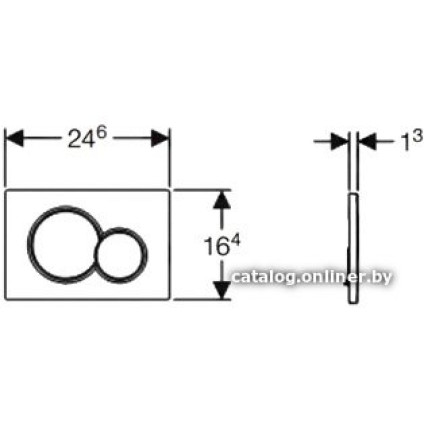 Панель смыва Geberit Sigma 01 115.770.21.5 (глянцевый хром)