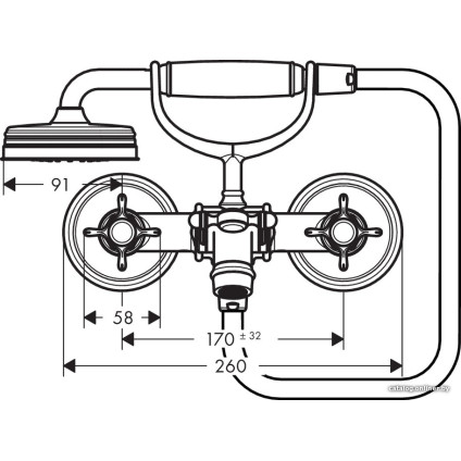 Смеситель Axor Montreux [16540000]