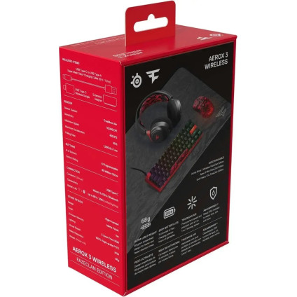 Игровая мышь SteelSeries Aerox 3 Wireless 2022 FaZe Clan Limited Edition