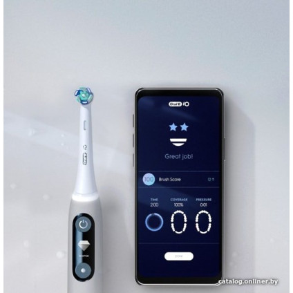Электрическая зубная щетка Oral-B iO 8n (черный, 2 насадки)