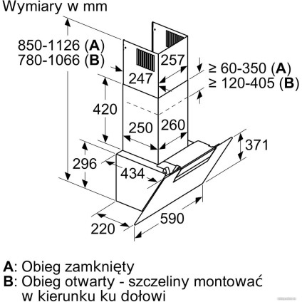 Кухонная вытяжка Bosch Serie 2 DWK67EM60