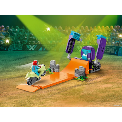 Конструктор LEGO City 60338 Трюковая петля Сокрушительный шимпанзе