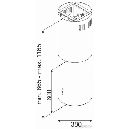 Кухонная вытяжка Berg Floyd Premium Gold Isola