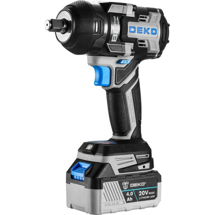 Гайковерт Deko DKBW20XP01-S1 (с 2-мя АКБ, сумка)