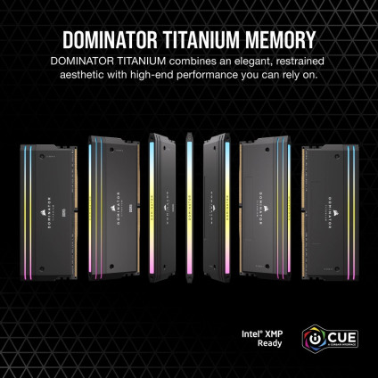 Оперативная память Corsair Dominator Titanium RGB 2x48ГБ DDR5 6400 МГц CMP96GX5M2B6400C32