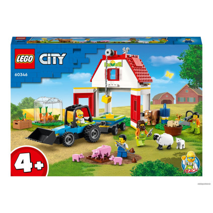 Конструктор LEGO City 60346 Ферма и амбар с животными