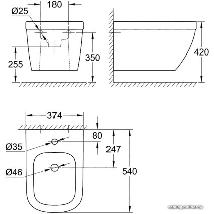 Биде Grohe Euro 39208000
