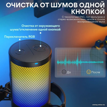 Проводной микрофон Maono DGM20 (черный)