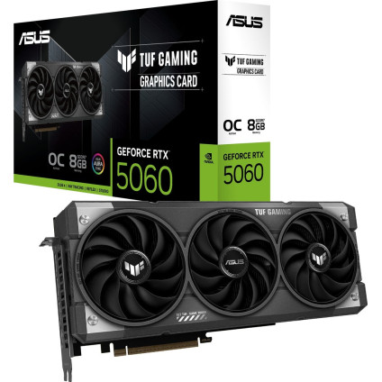 Видеокарта ASUS TUF Gaming GeForce RTX 5060 8GB GDDR7 OC Edition TUF-RTX5060-O8G-GAMING