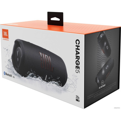 Беспроводная колонка JBL Charge 5 (черный)