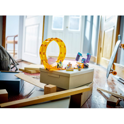 Конструктор LEGO City 60338 Трюковая петля Сокрушительный шимпанзе