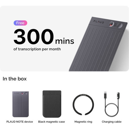 Диктофон Plaud Note (черный)