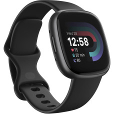 Умные часы Fitbit Versa 4 (черный/черный алюминий)