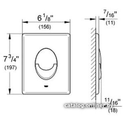 Панель смыва Grohe Skate Air 38505000 (хром)