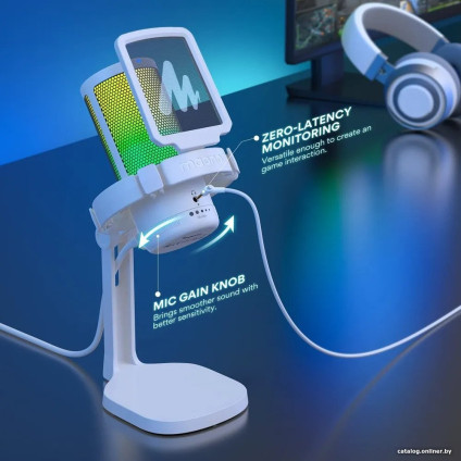 Проводной микрофон Maono DGM20 (белый)