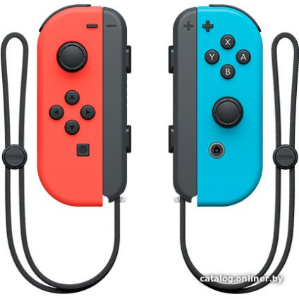 Геймпад Nintendo Joy-Con (неоновый красный/неоновый синий)