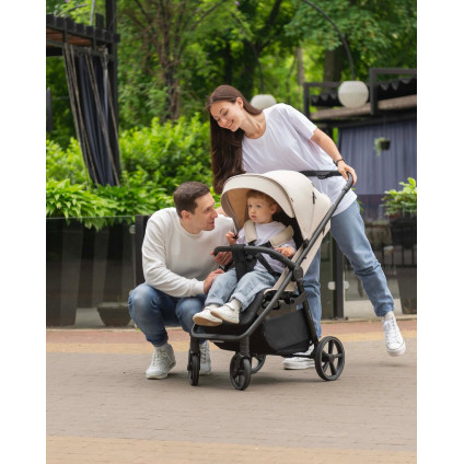 Коляска прогулочная «книга» Carrello Bravo Lite CRL-5529 (Piano Black)