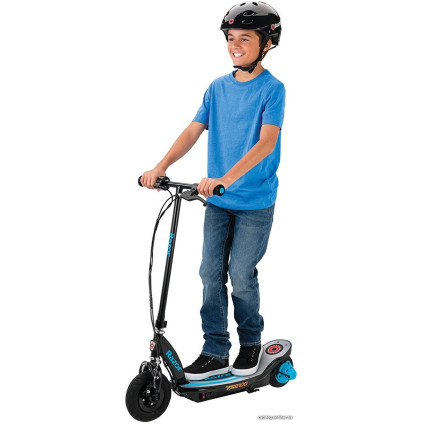 Электросамокат Razor Power Core E100 (алюминиевая дека, синий)