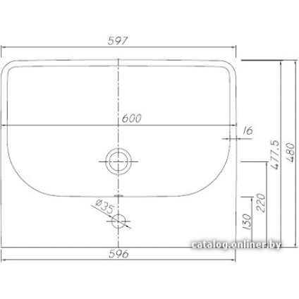 Умывальник Kolo Traffic L91161000