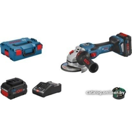 Угловая шлифмашина Bosch GWS 18V-15 SC Professional 06019H6101 (с 2-мя АКБ, кейс)