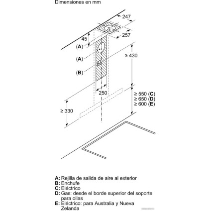 Кухонная вытяжка Bosch Serie 2 DWB66BC60