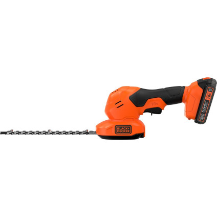 Кусторез + ножницы Black & Decker BCSS18D1-QW (с 1-им АКБ)