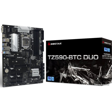 Материнская плата BIOSTAR TZ590-BTC DUO Ver. 5.0