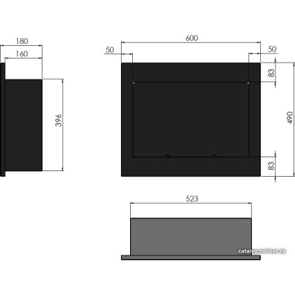 Биокамин SimpleFire Frame 600