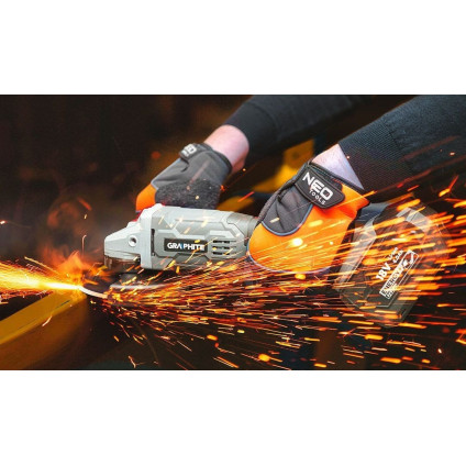 Угловая шлифмашина GRAPHITE 58GE130 (без АКБ)