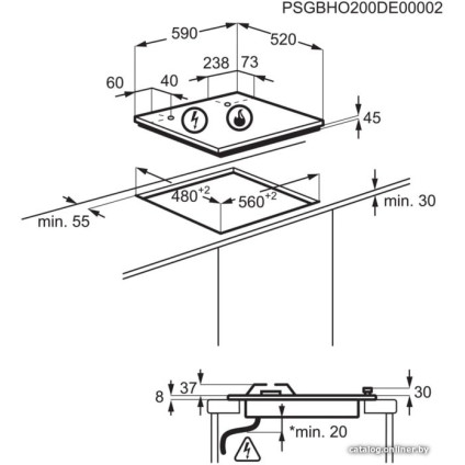 Варочная панель AEG HKB64450NB