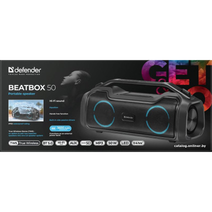 Беспроводная колонка Defender Beatbox 50