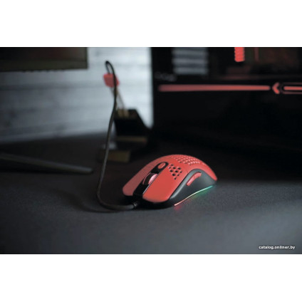 Игровая мышь Arozzi Favo (красный/черный)