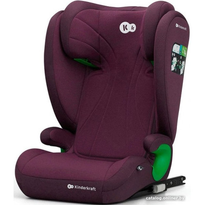 Детское автокресло KinderKraft Junior Fix I-size (бордовый)