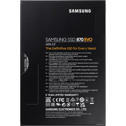 SSD Samsung 870 Evo 1TB MZ-77E1T0BW