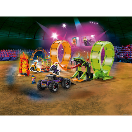 Конструктор LEGO City 60339 Трюковая арена Двойная петля